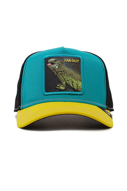 Goorin Bros Iguana Party in Teal & Black Color