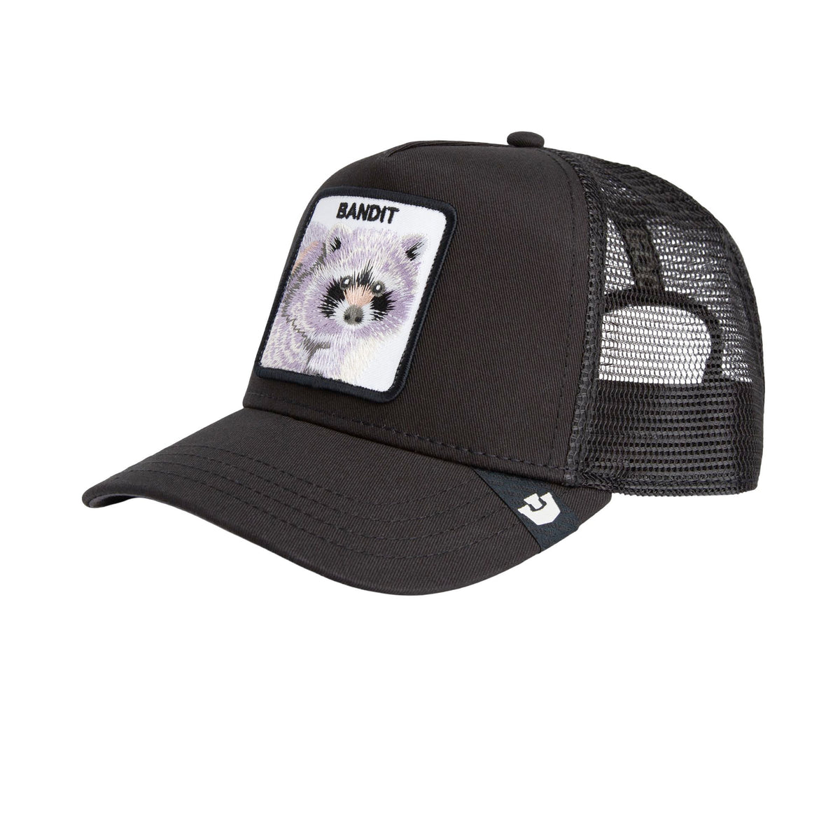 Goorin Bros. Animal Farm "The Bandit" Raccoon Trucker Hat - Void Black