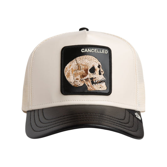 Goorin Bros. Faux Leather Skull Trucker Cap