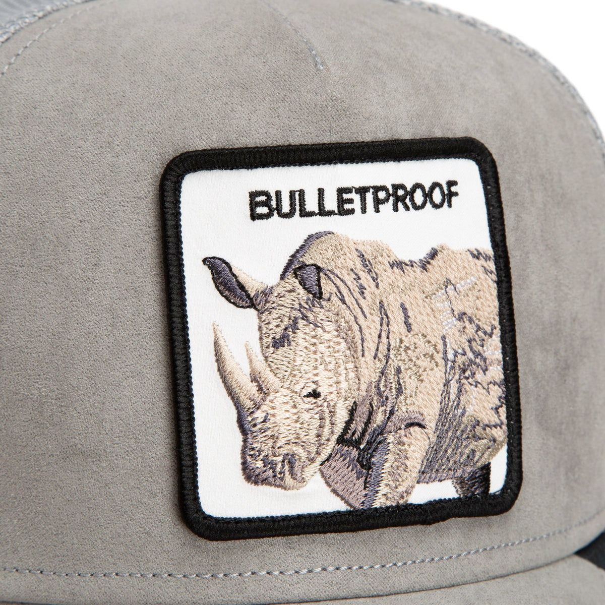 Goorin Bros. The Farm "Bulletproof" Rhino Trucker Hat | Premium Grey Suede