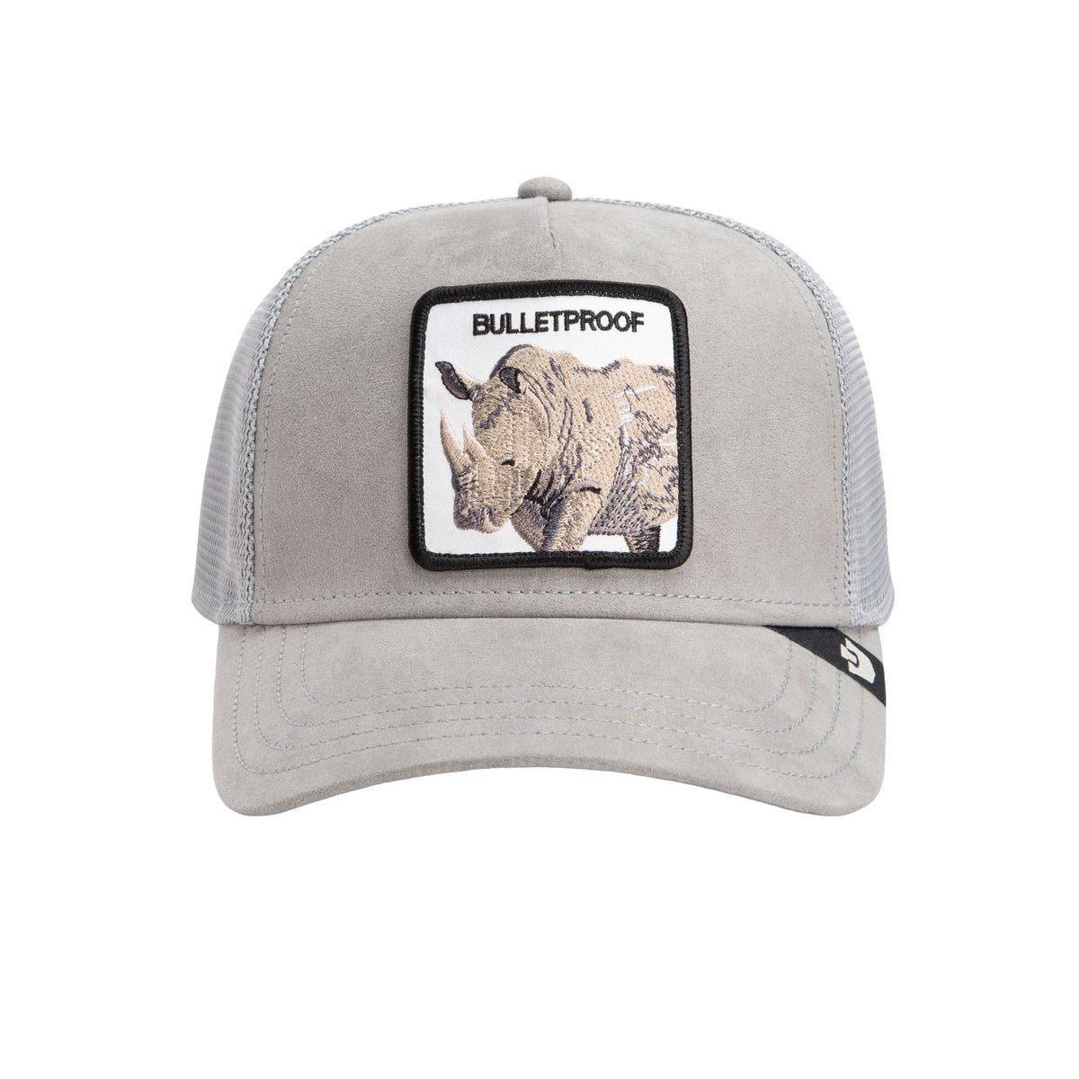 Goorin Bros. The Farm "Bulletproof" Rhino Trucker Hat | Premium Grey Suede