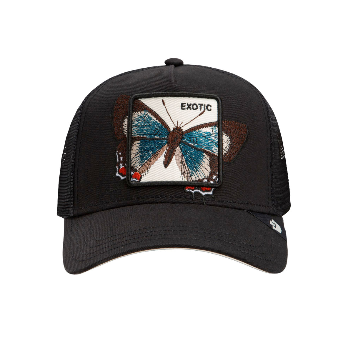 Goorin Bros. Over the Line Butterfly Trucker Hat - Exotic (Void Black)