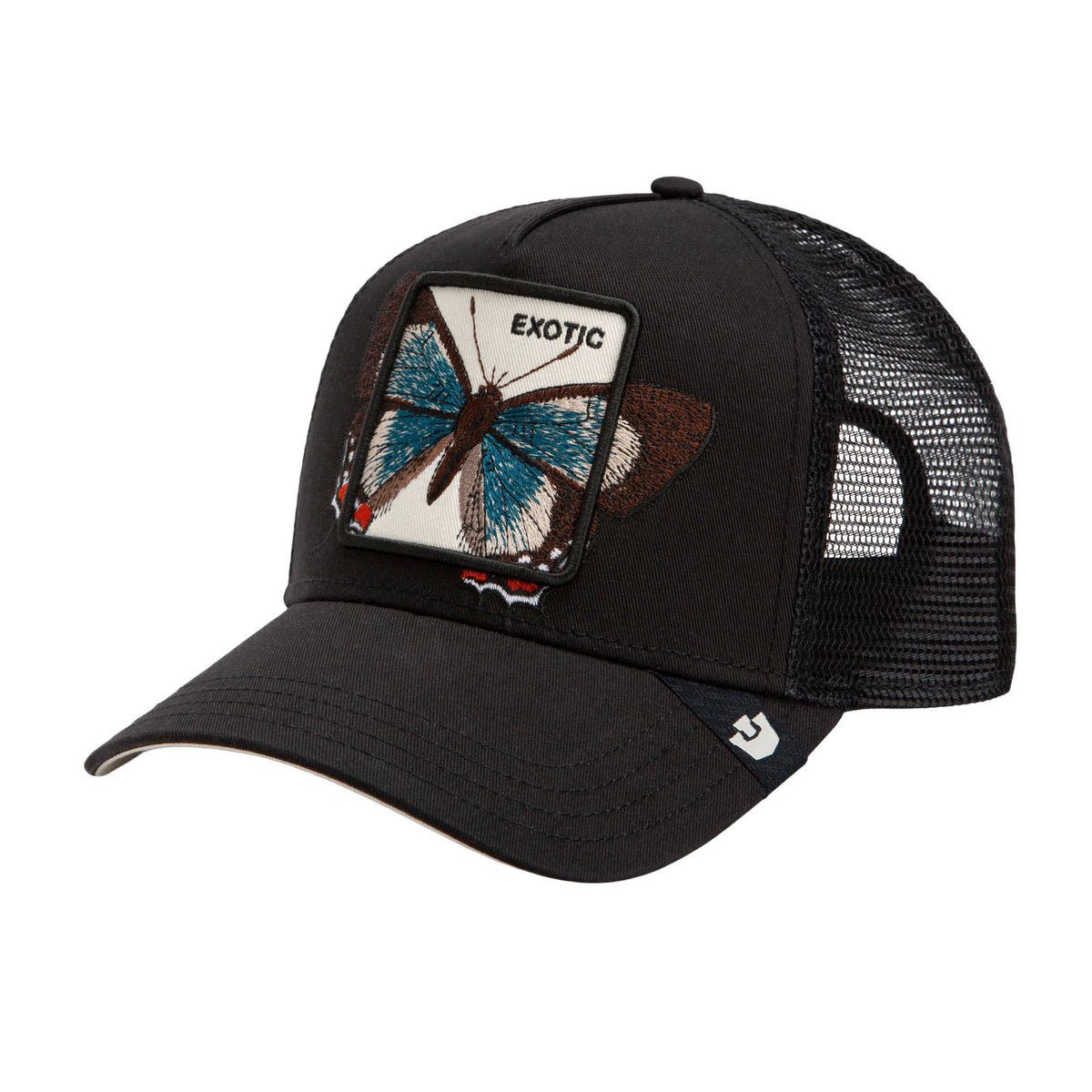 Goorin Bros. Over the Line Butterfly Trucker Hat - Exotic (Void Black)