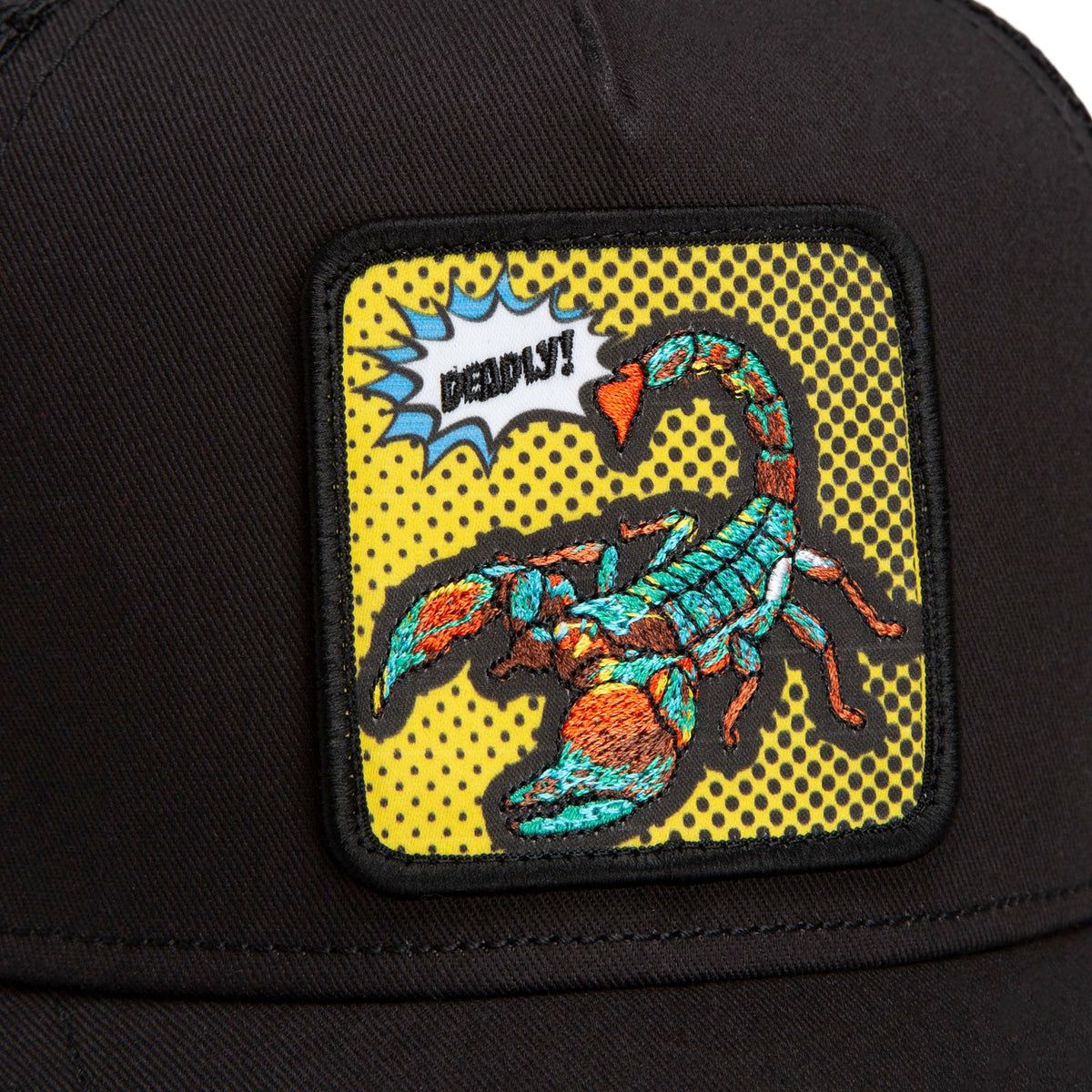 Goorin Bros. Pop Art The Deadliest Scorpion Trucker Hat - Black