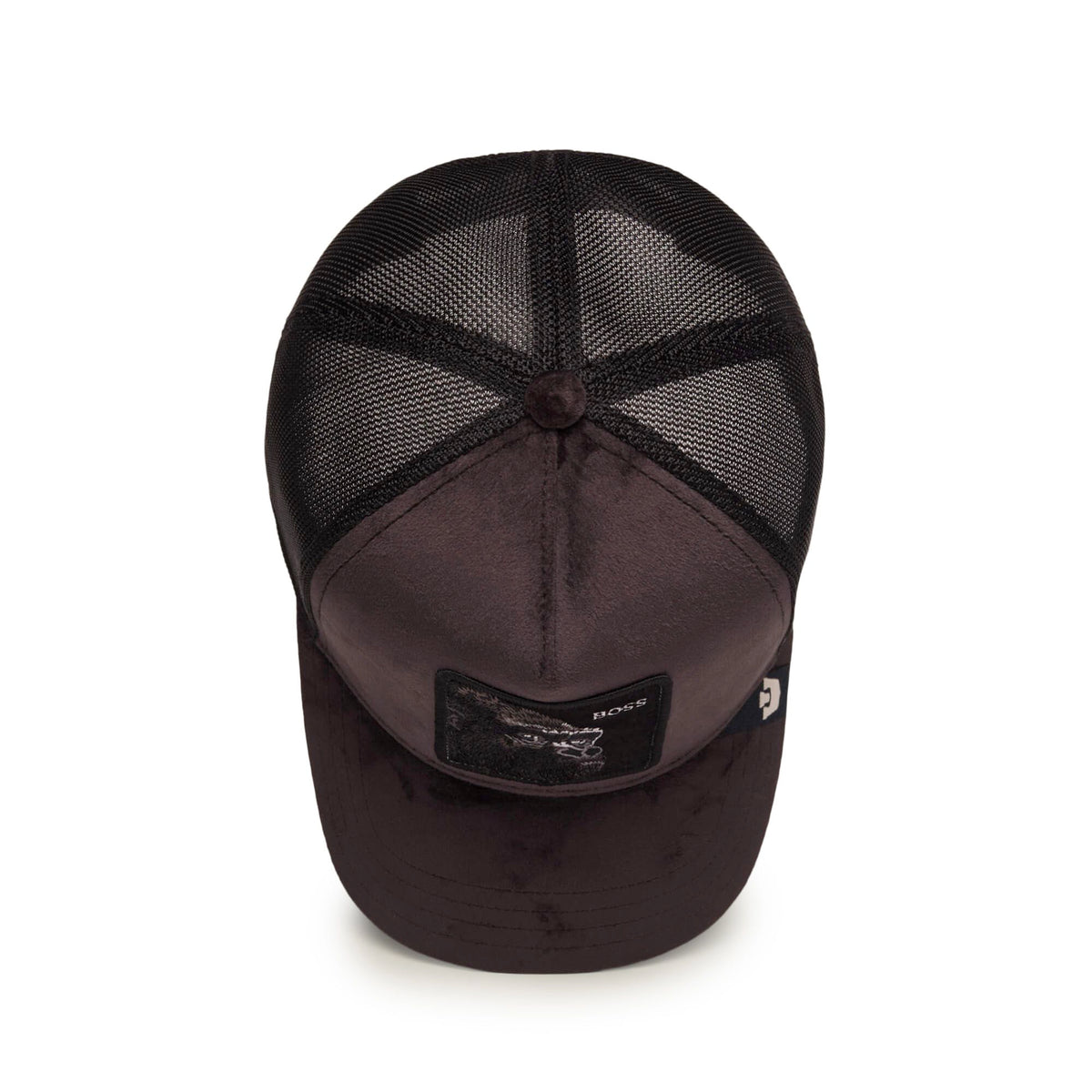Goorin Bros. Velour Boss Gorilla Trucker Hat – Limited Edition Black