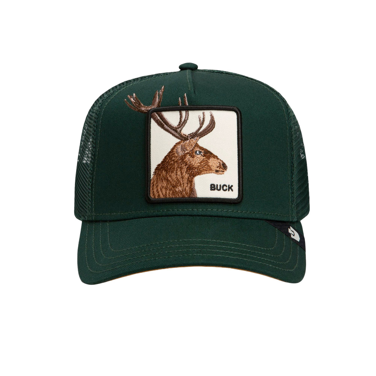 Goorin Bros. Animal Farm "Over the Line Buck" Trucker Hat – Guard Green