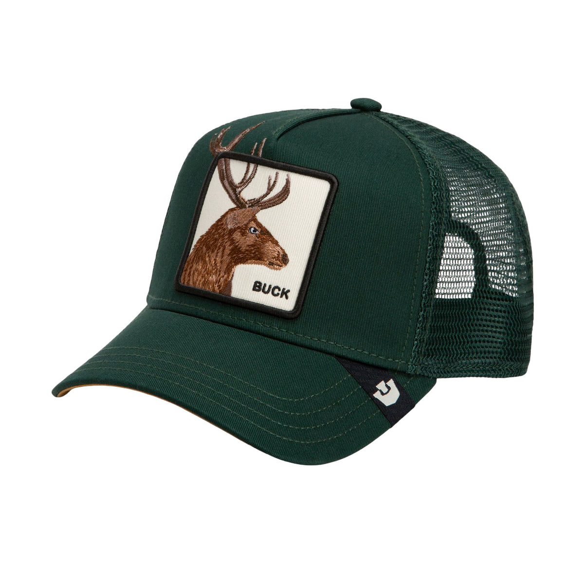 Goorin Bros. Animal Farm "Over the Line Buck" Trucker Hat – Guard Green