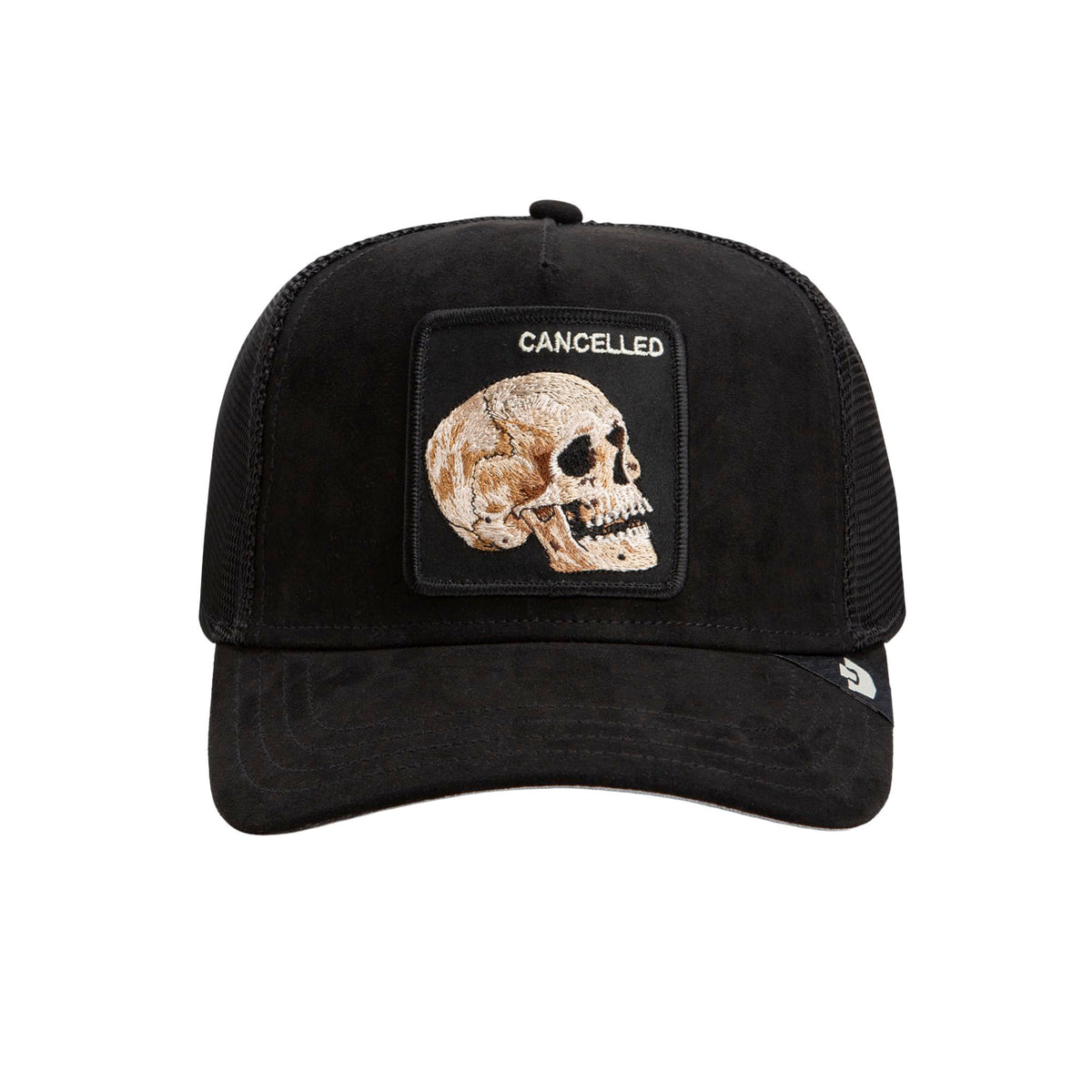 Goorin Bros. The Cancelled Skull Trucker Hat – Void Black