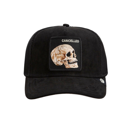 Goorin Bros. The Cancelled Skull Trucker Hat – Void Black