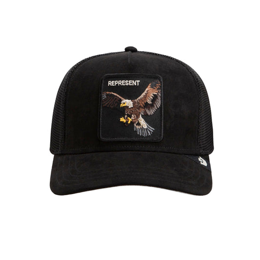 Goorin Bros. Represent Eagle Trucker Hat – Suede Void Edition