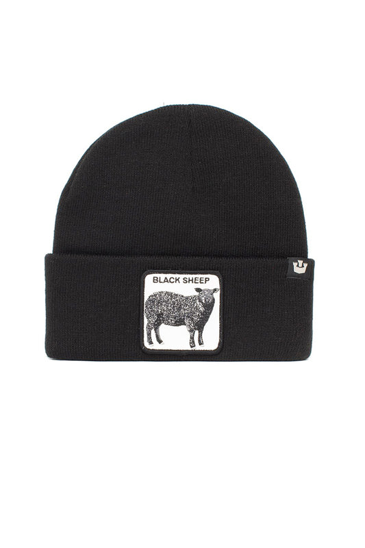 Goorin Bros Ewe R Hot Beanie Hat in Black, Black Sheep