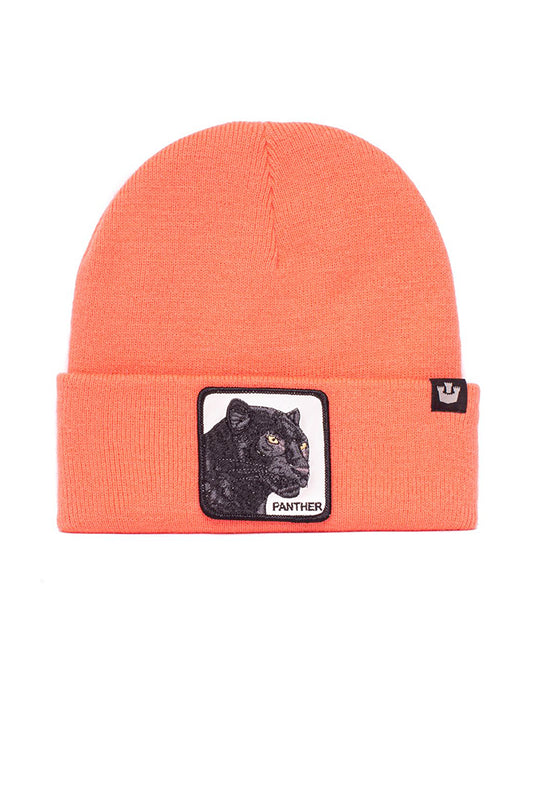 Goorin Bros On the Hunt Beanie Hat in Orange, Panther