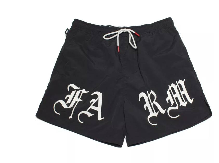 Goorin Bros "Drop It Like Its Yacht" Swim Shorts in Black Color