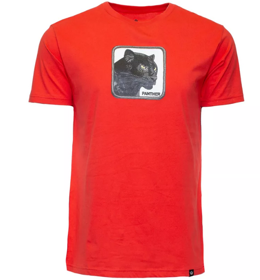 Goorin Bros "Big Cat" T-Shirt in Red Color