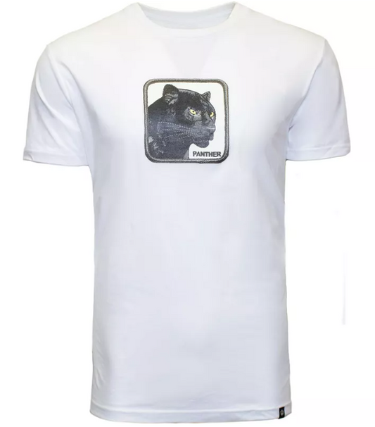 Goorin Bros "Big Cat" T-Shirt in White Color