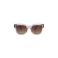 LIV, Square sunglasses for men and women brown lens UV400 protection