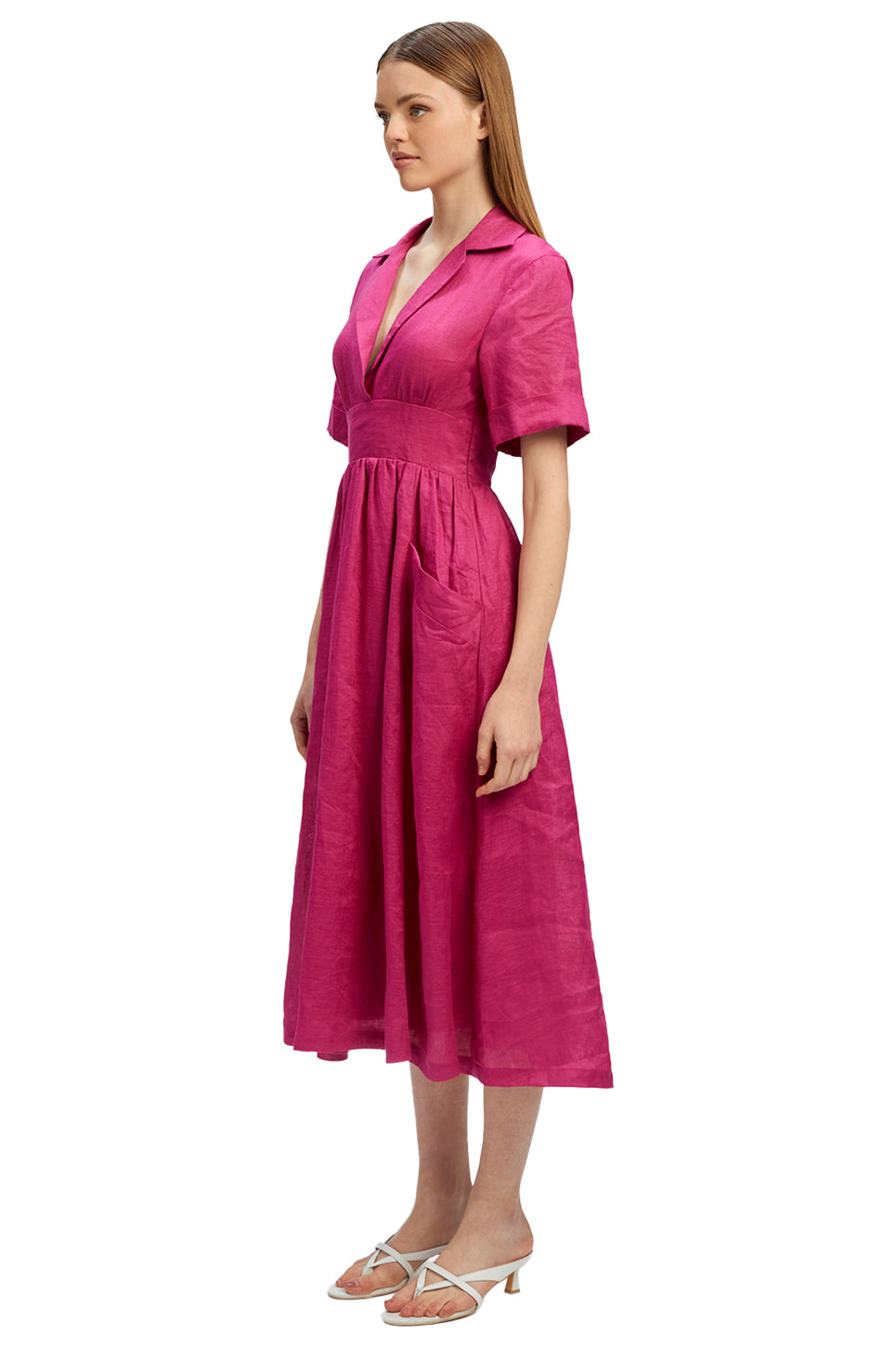 Hazel Linen Shirt Dress