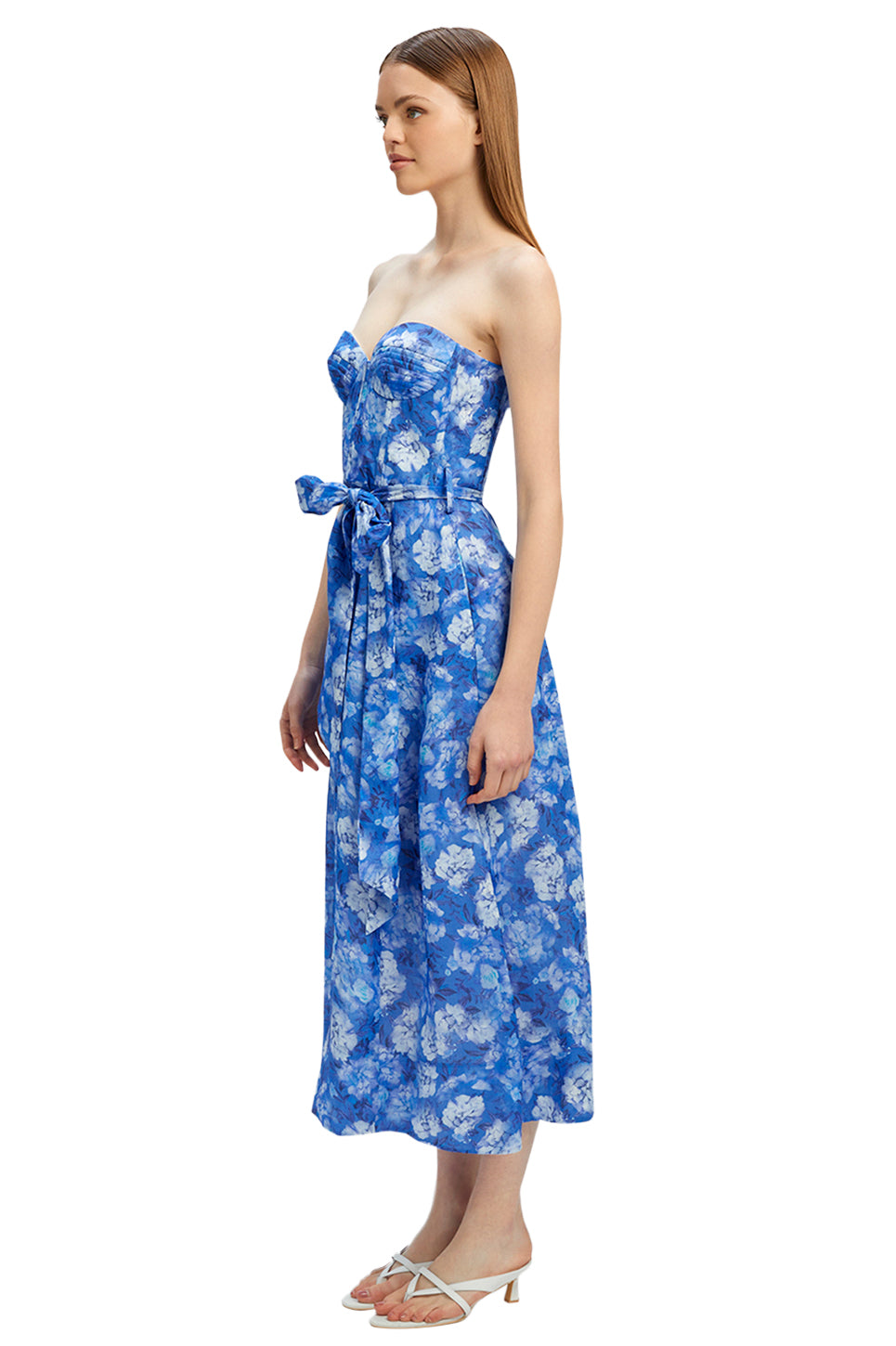 Vibrant Floral Midi Dress