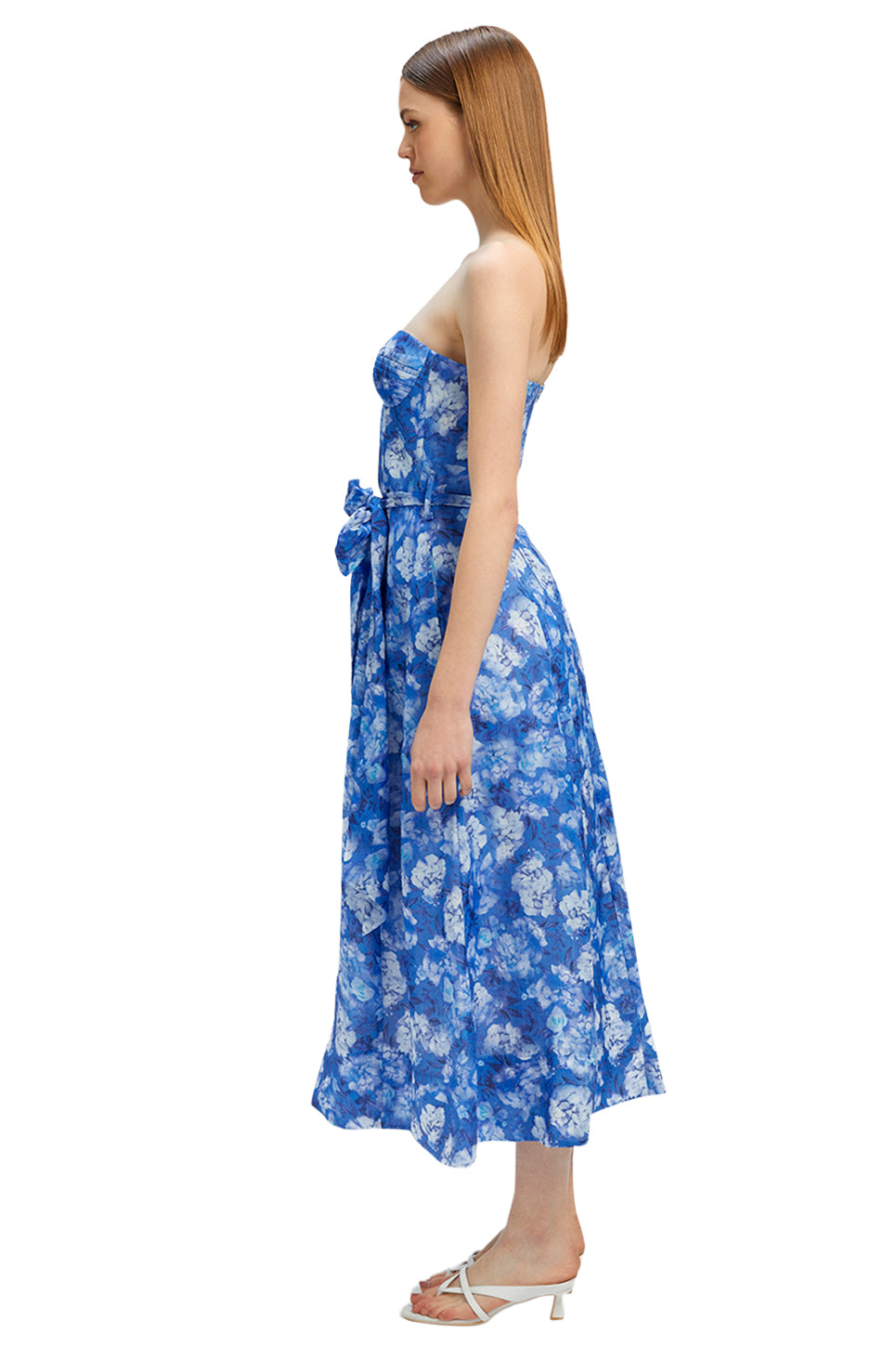 Vibrant Floral Midi Dress