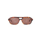 Burt Tortoise, Geometric sunglasses for men and women brown lens UV400 protection