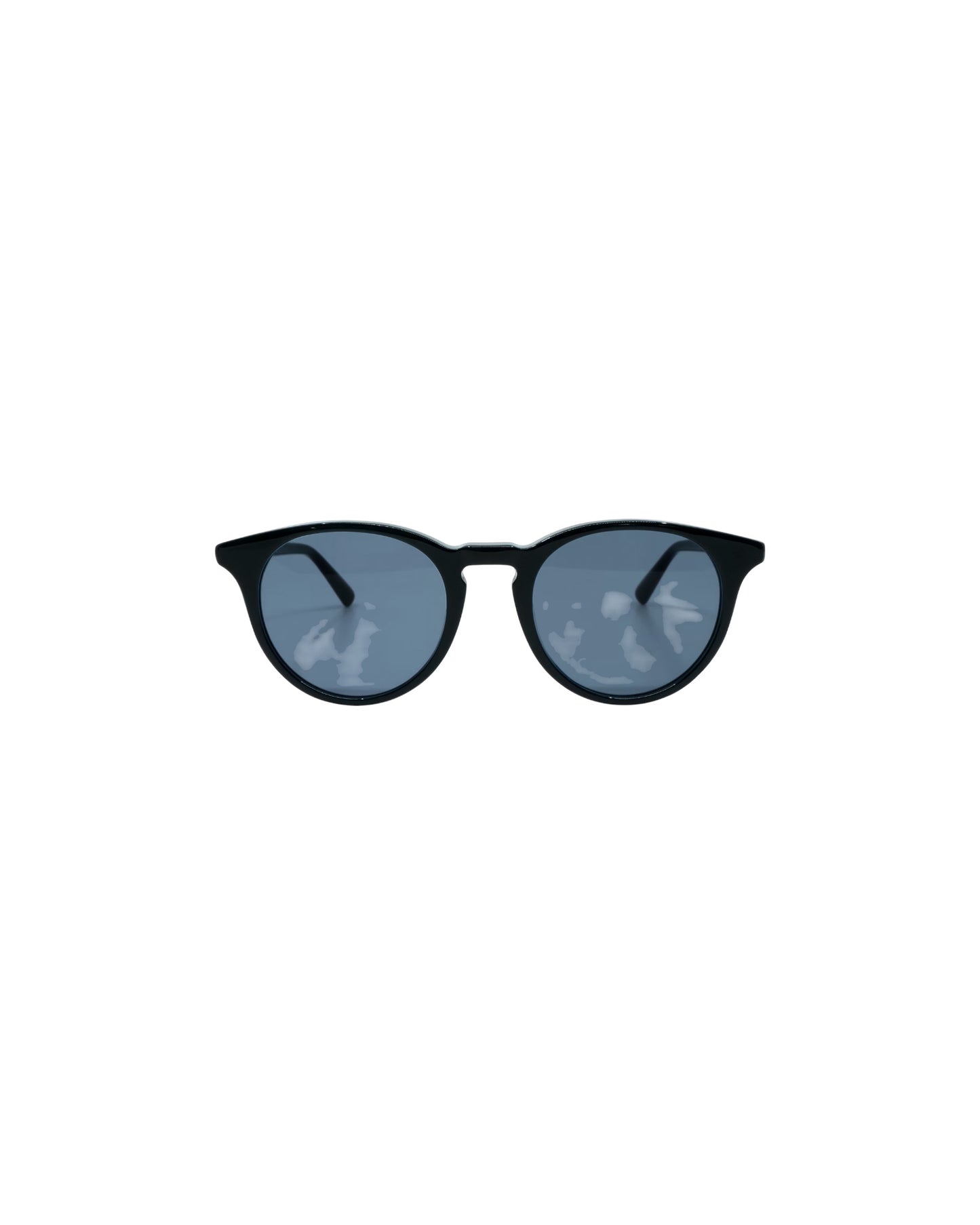 New-depp, Round sunglasses for men and women blue lens UV400 protection