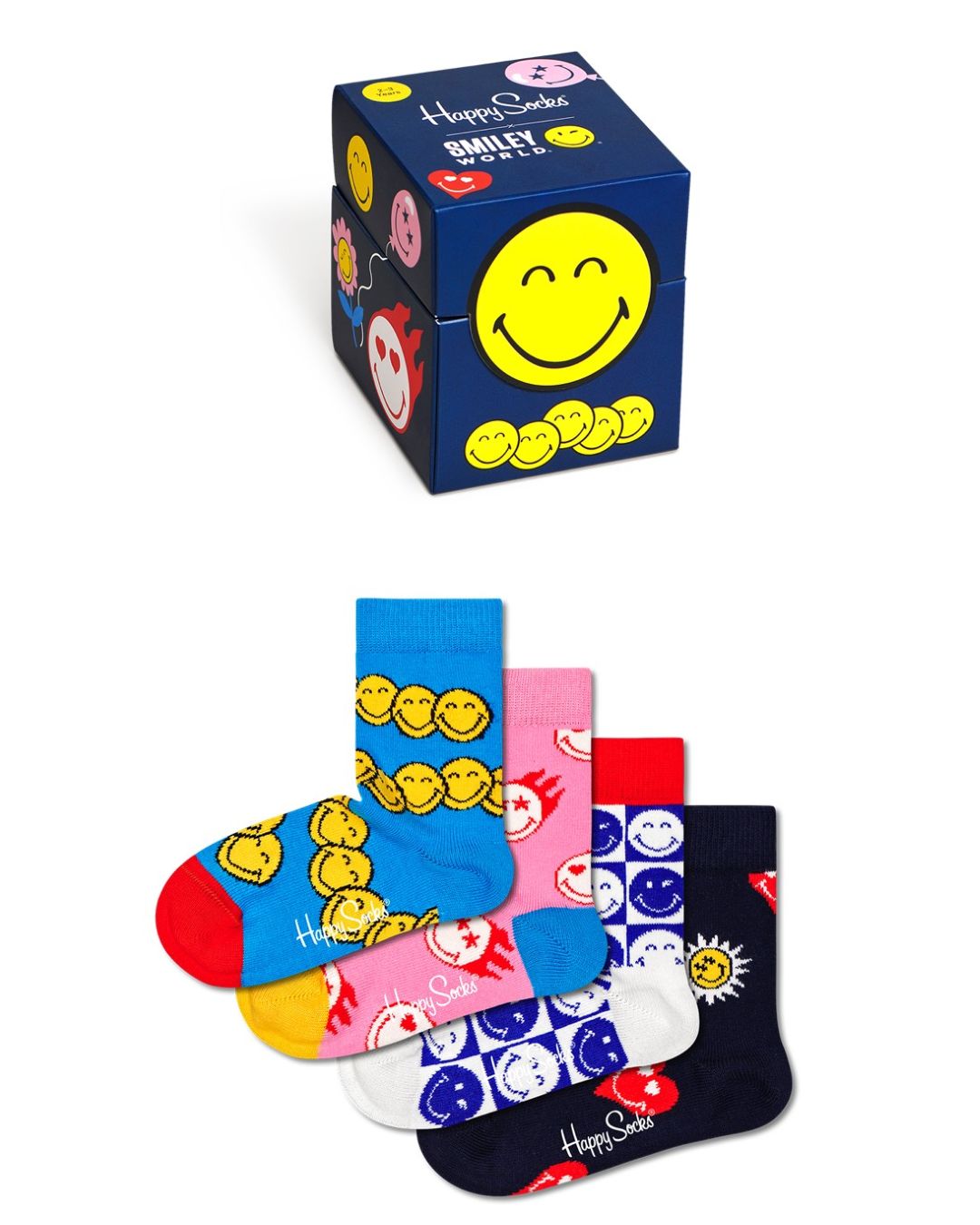 4-Pack Kids Smiley World