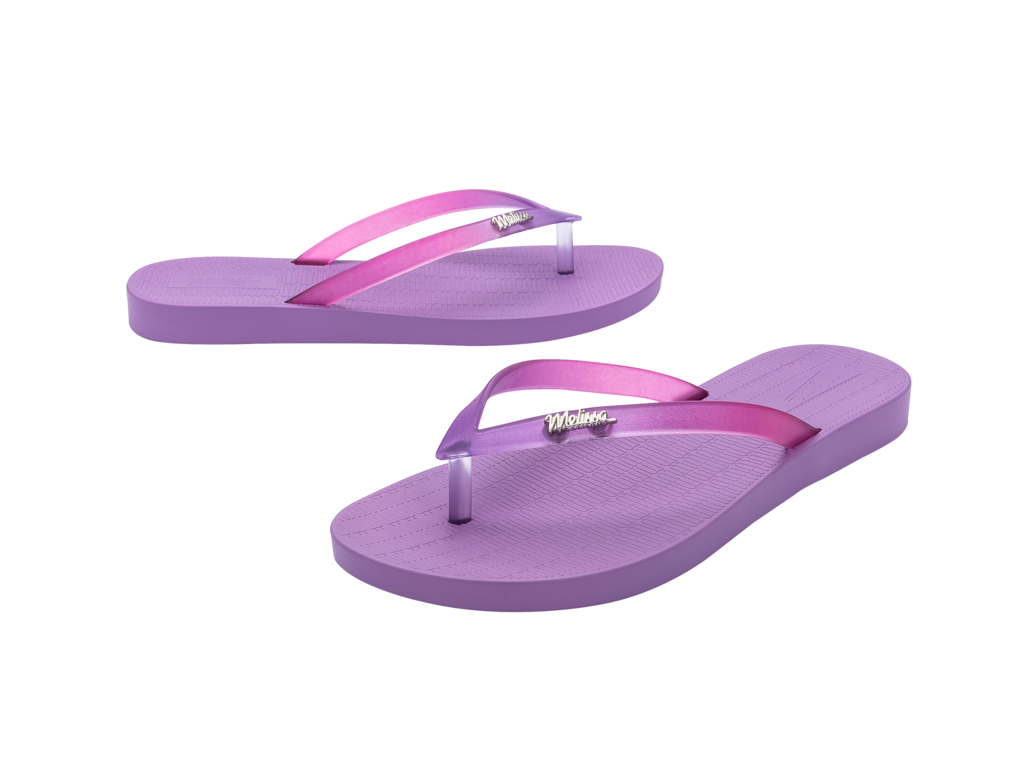 Melissa Sun Venice Flipflops In Purple