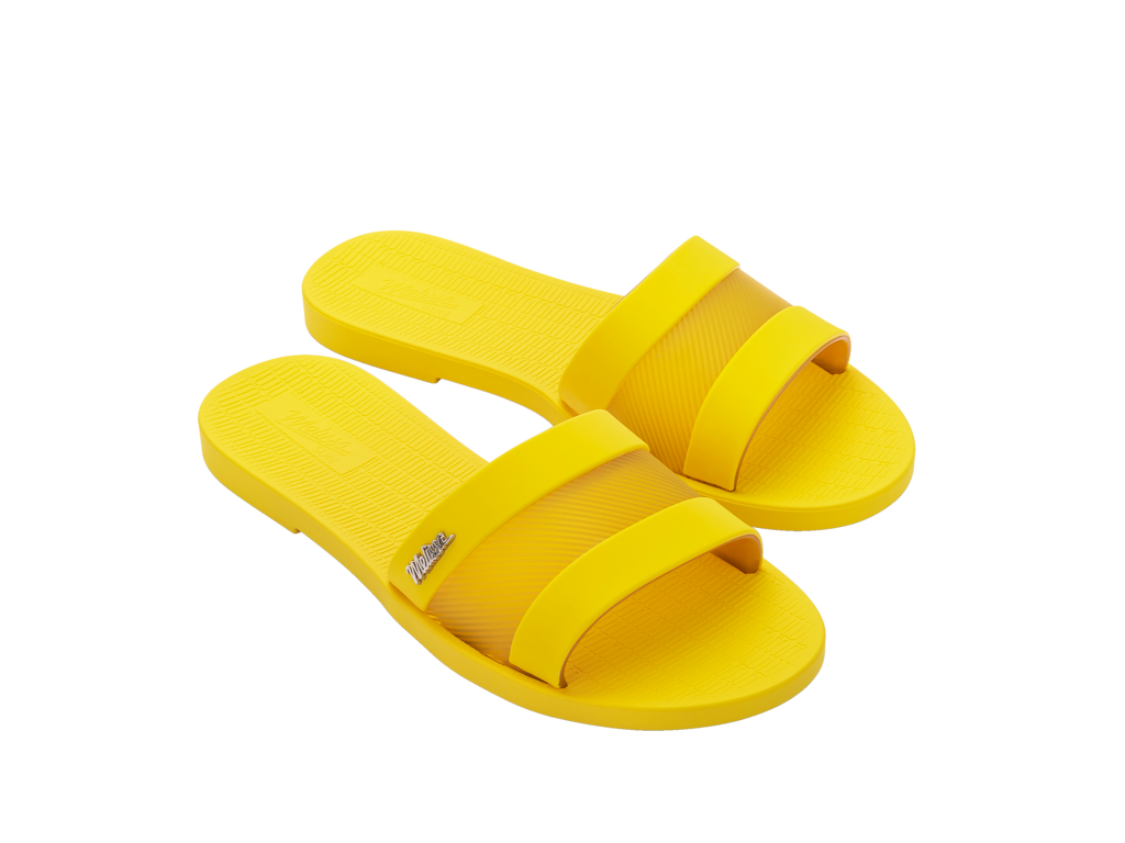 Melissa Sun Hollywood Sliders In Yellow