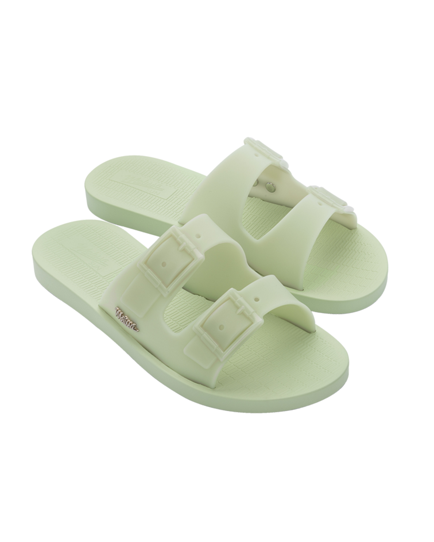 Melissa Sun Malibu Sliders In Green