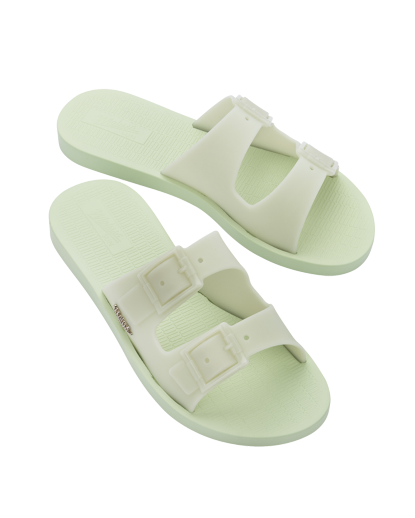 Melissa Sun Malibu Sliders In Green