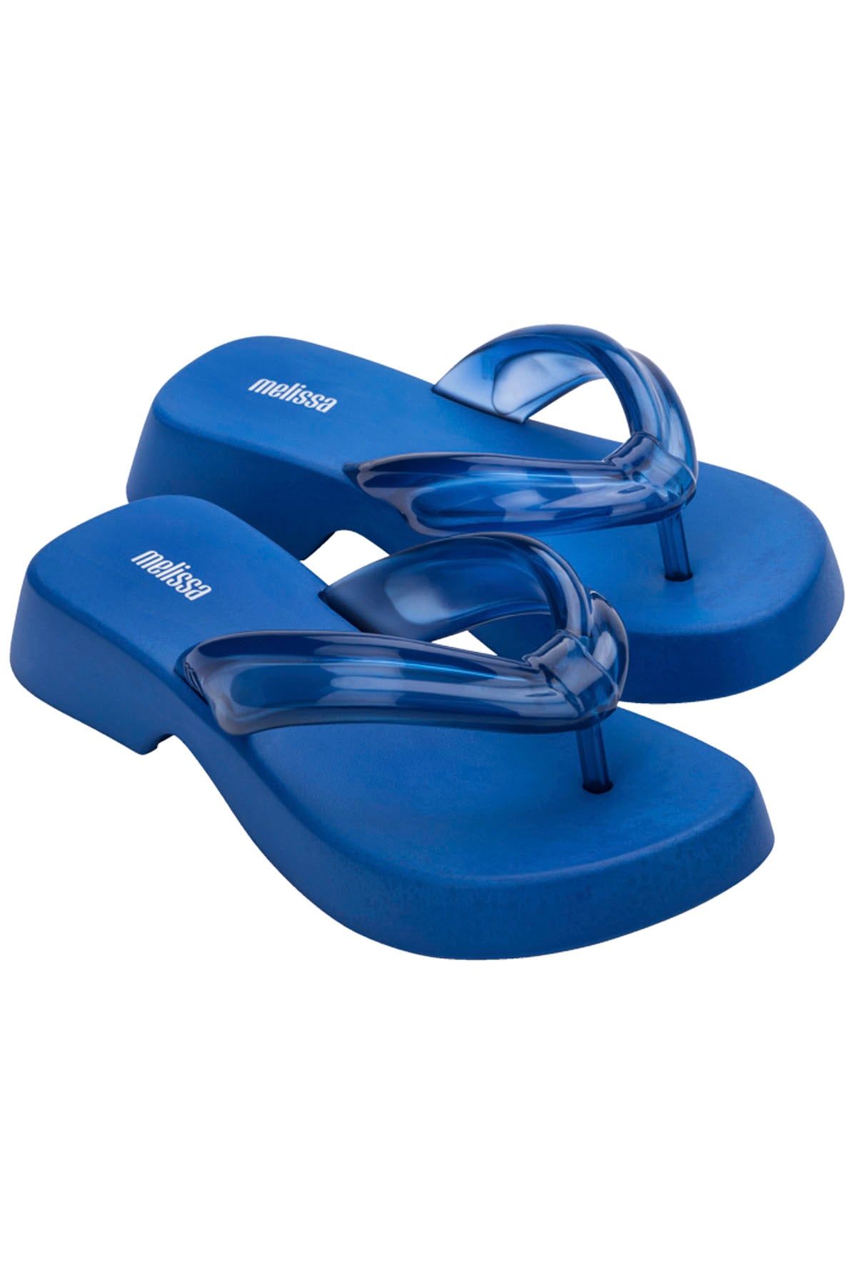 Melissa Air Bubble Flip Flop Double in Blue