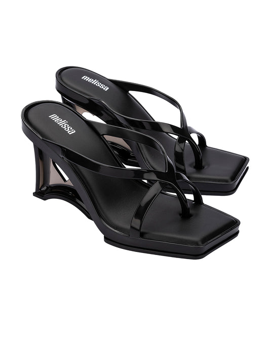 MELISSA GLASS HEEL AD