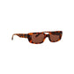 Grace, Rectangular sunglasses for men and women brown lens UV400 protection