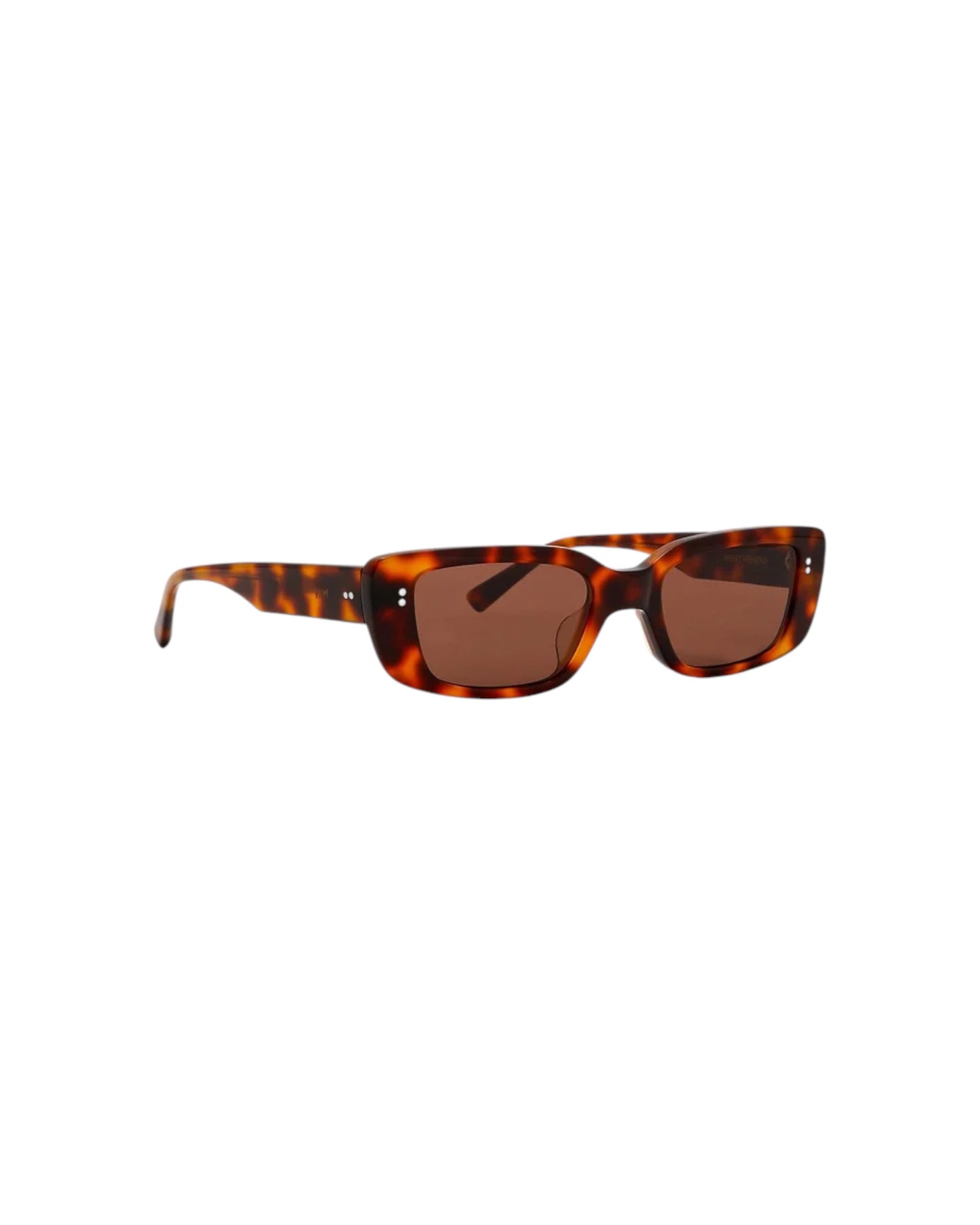 Grace, Rectangular sunglasses for men and women brown lens UV400 protection