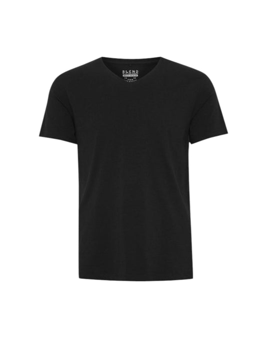 Blend BHDINTON V-NECK T-Shirt Black 2-PACK