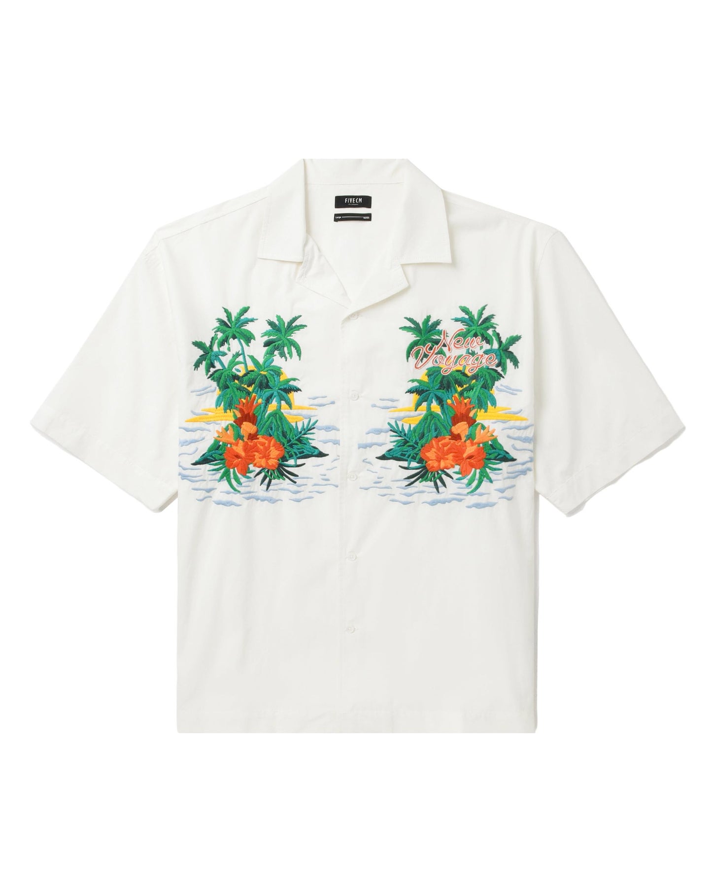 Men's Relaxed Fit Hawaii Shirt in White