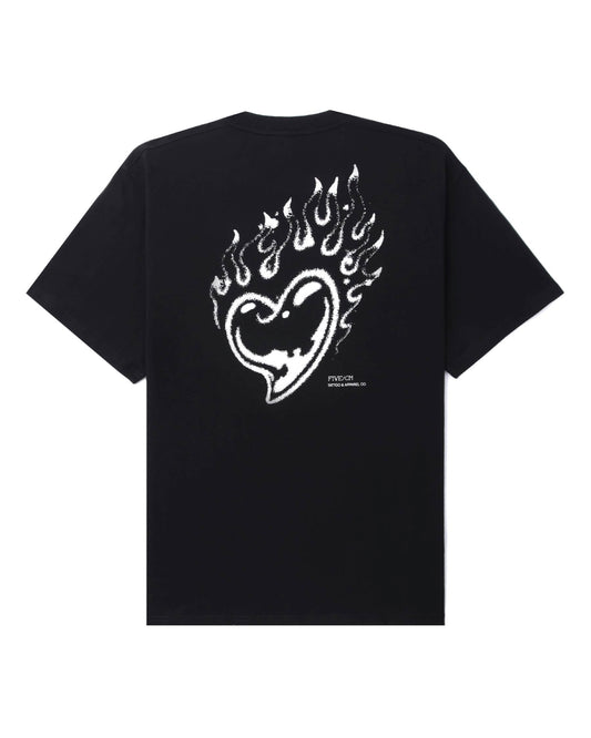 Men's Burning Love T-shirt in Black