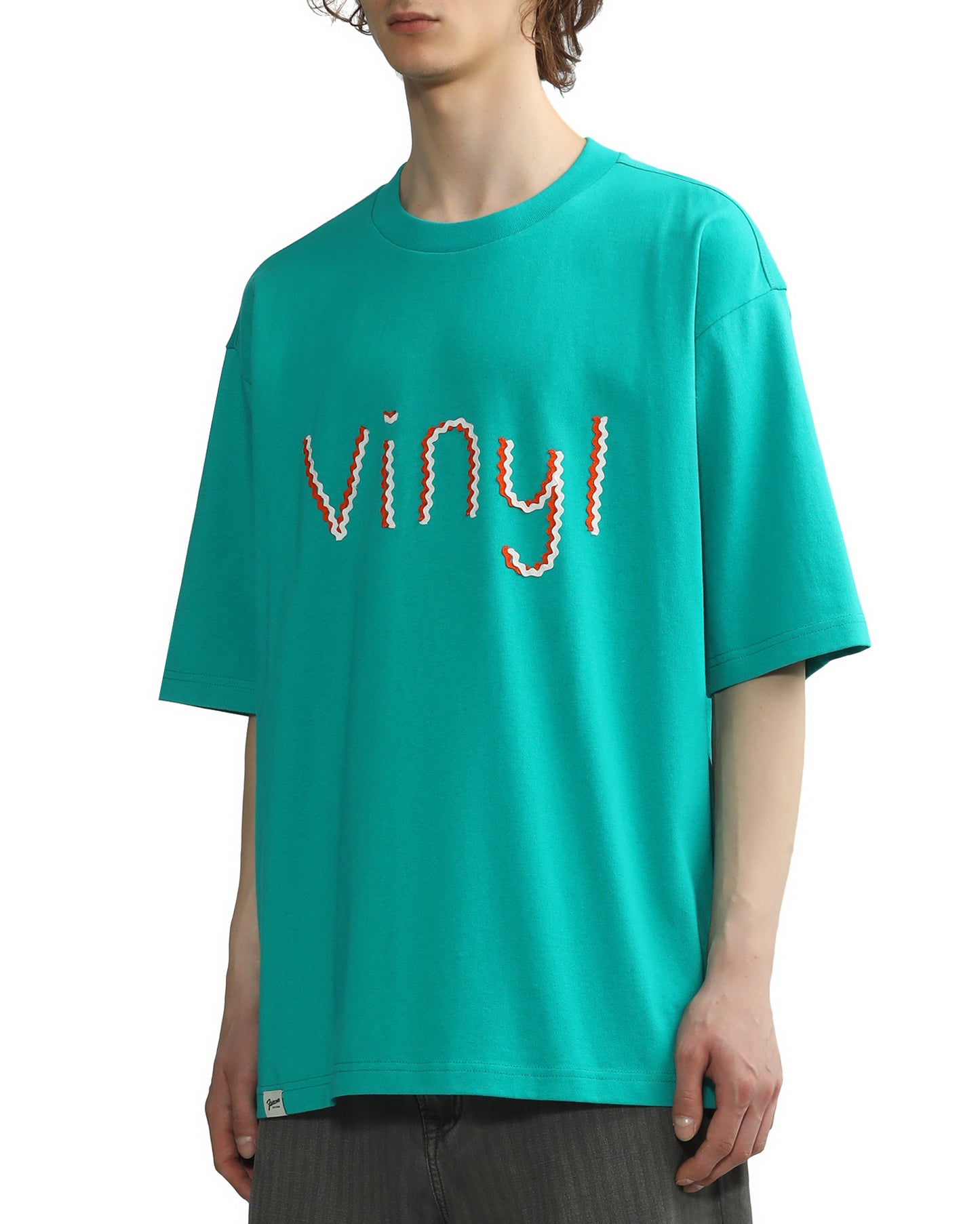 Men's Vinyl T-shirt in Blue