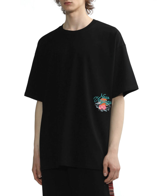 FIVE CM Men's Palm T-shirt in Black