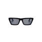 Corey, Rectangular sunglasses for men and women green lens UV400 protection