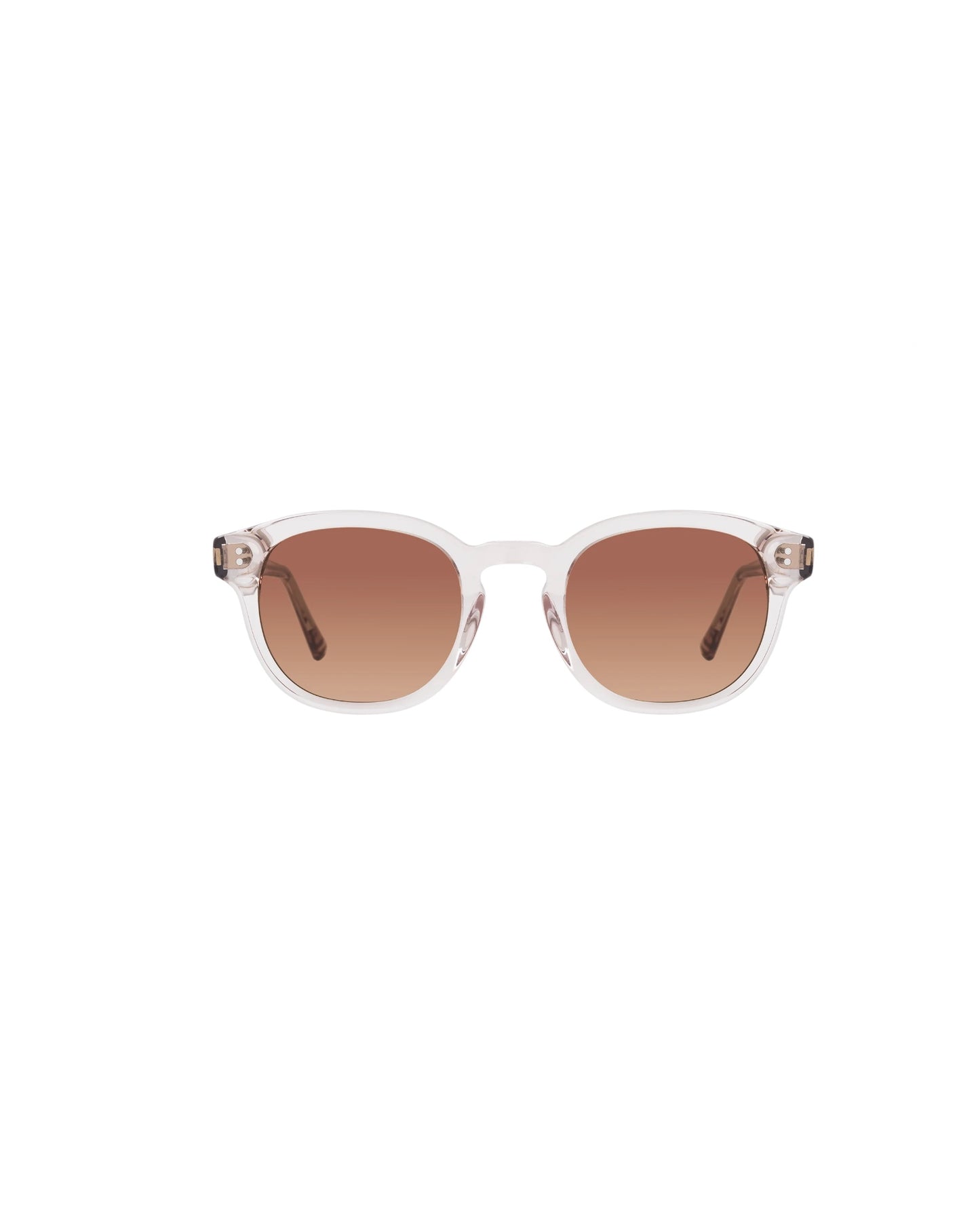 Bille Rose, Round sunglasses for men and women brown lens UV400 protection