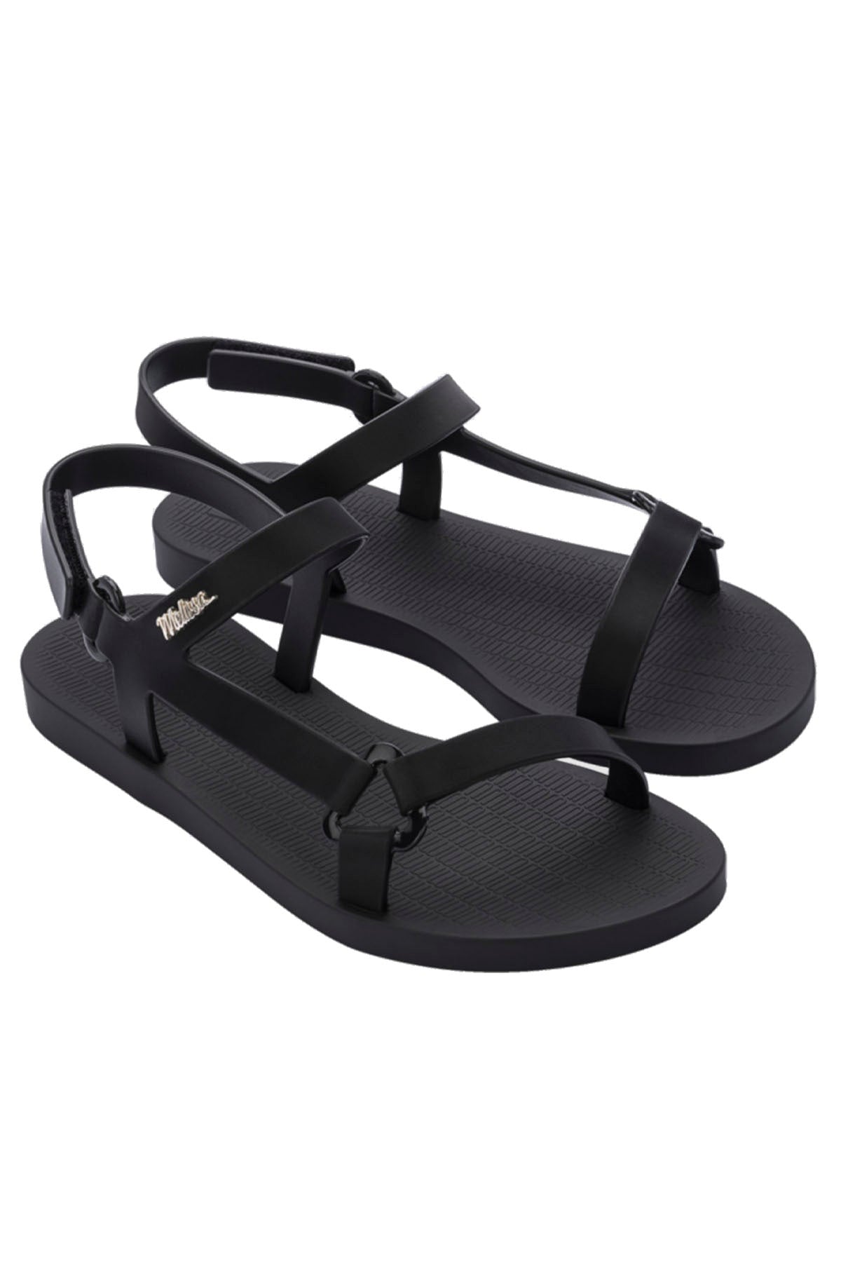 Melissa Sun Downtown Sandal In Black