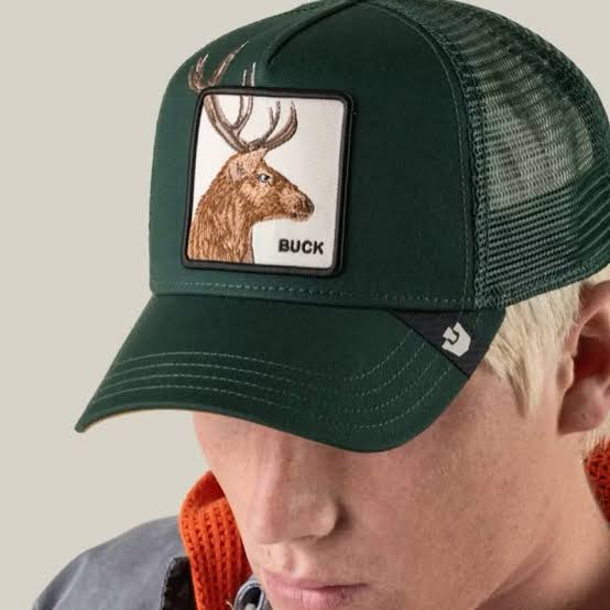 Goorin Bros. Animal Farm "Over the Line Buck" Trucker Hat – Guard Green