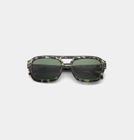 A.Kjaerbede Kaya Sunglasses in Black / Yellow Tortoise color