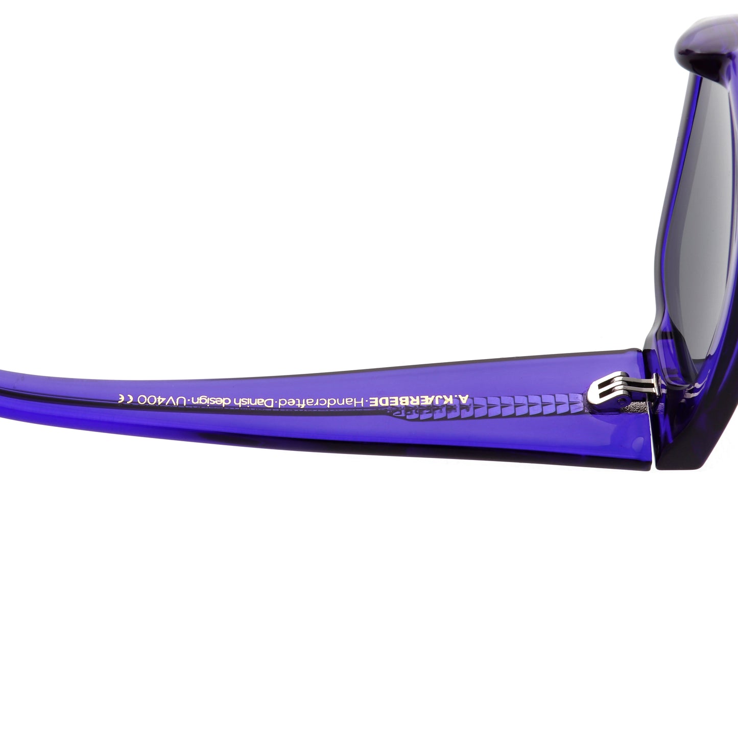 A.Kjaerbede Jean Sunglasses in Purple Transparent color