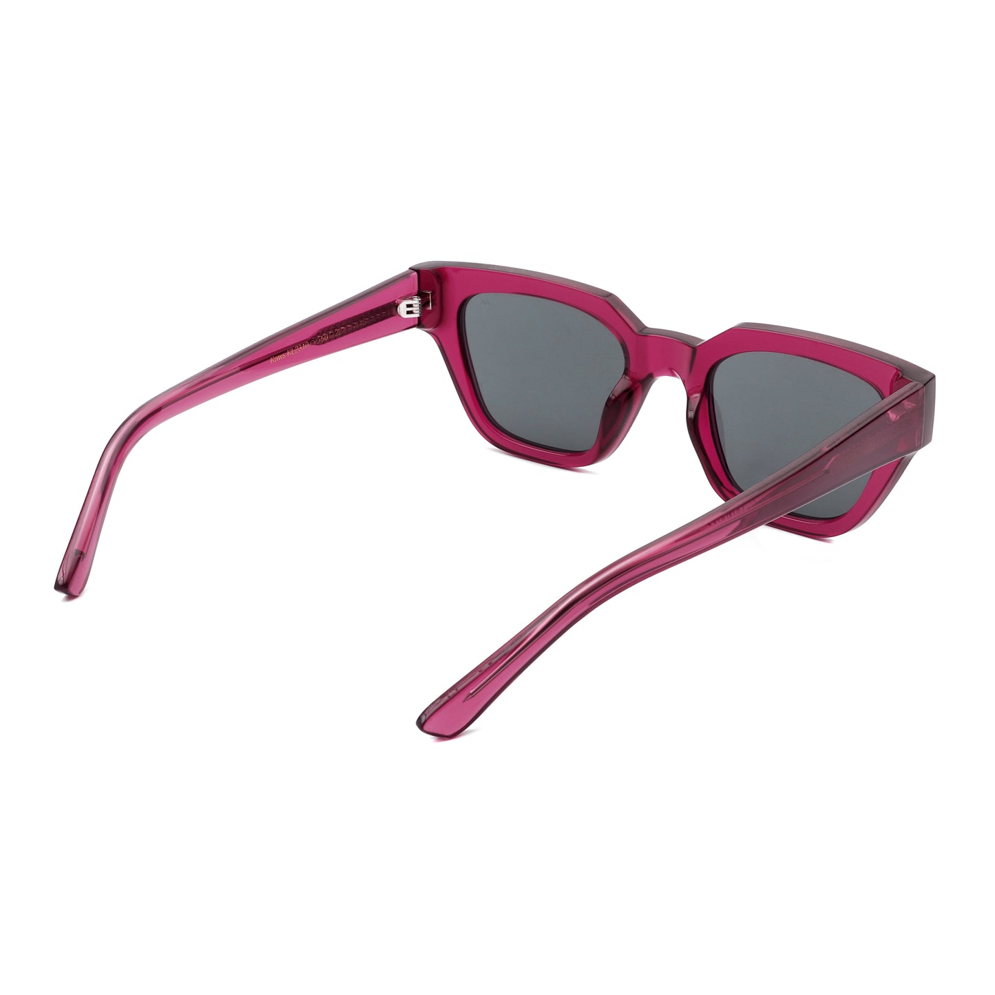A.Kjaerbede Kaws Sunglasses in Burgundy Transparent color