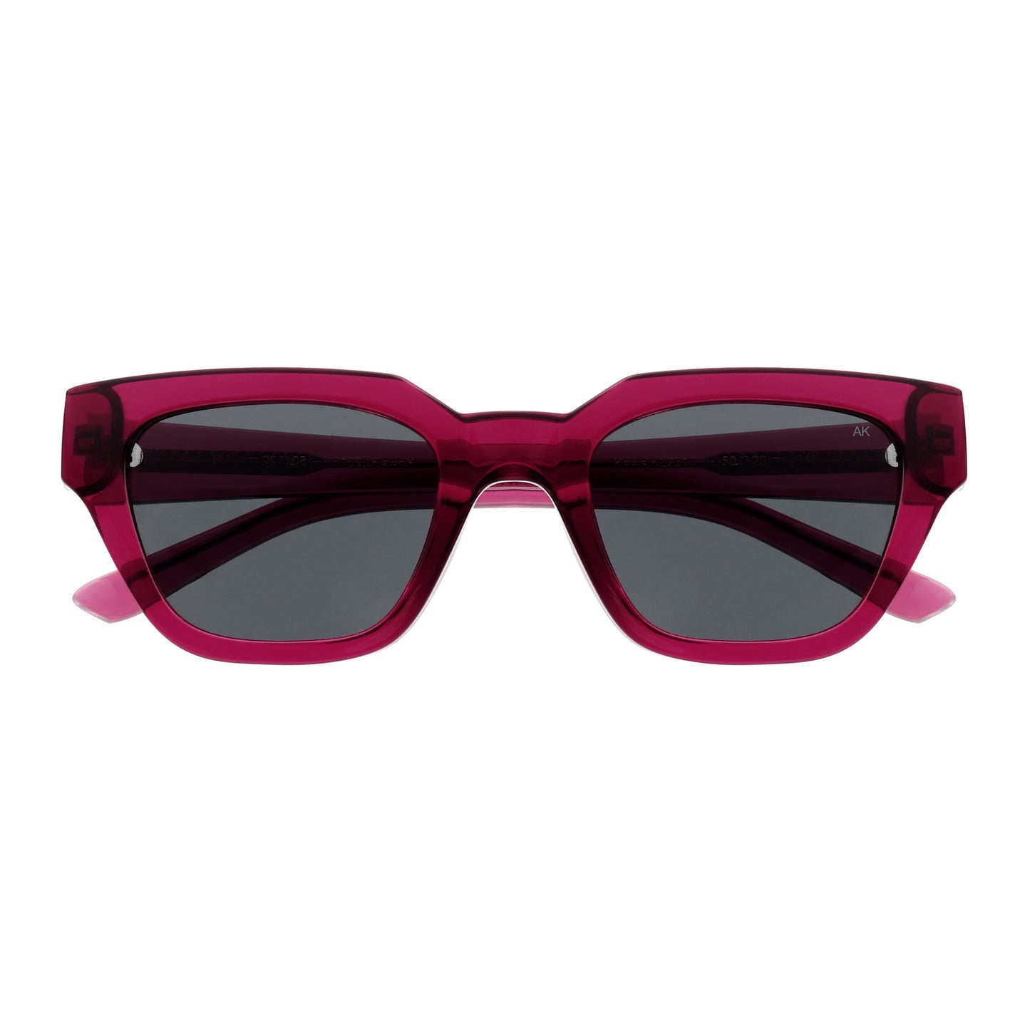 A.Kjaerbede Kaws Sunglasses in Burgundy Transparent color