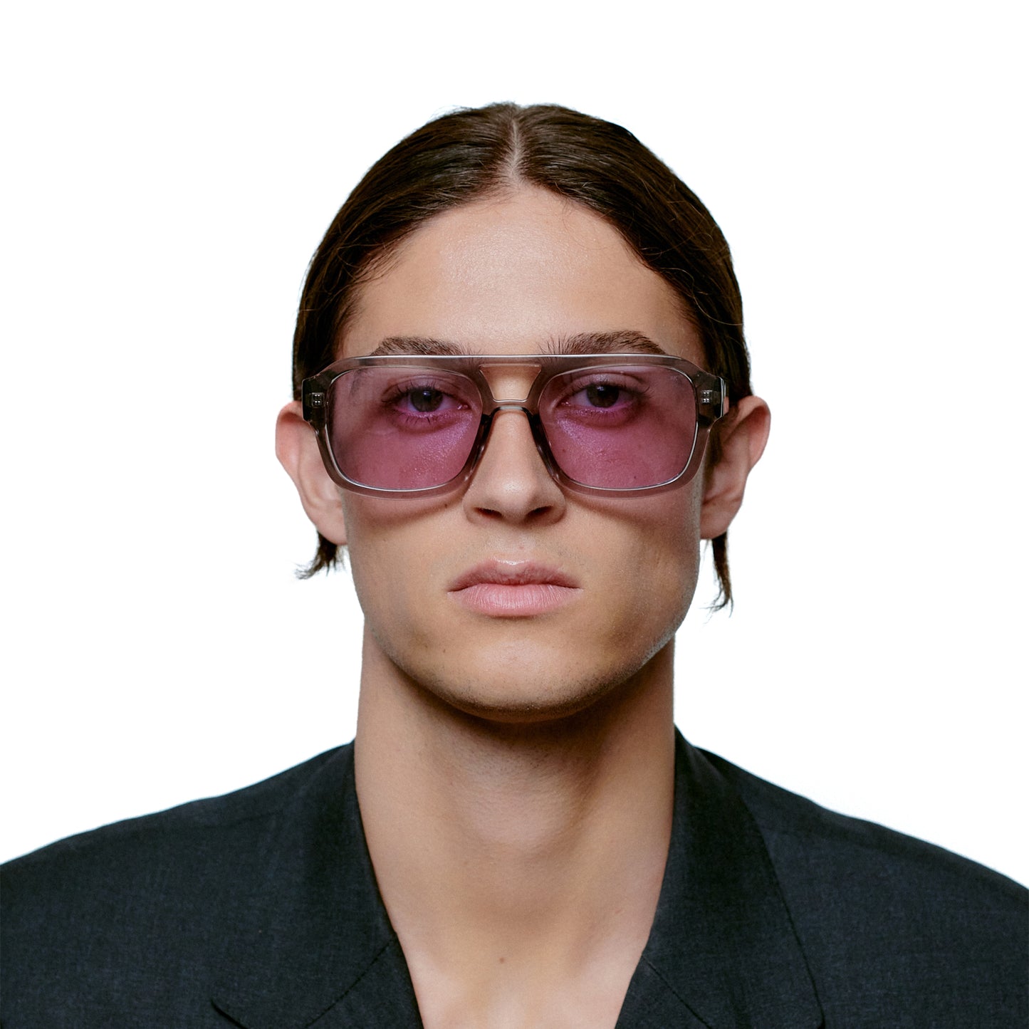 A.Kjaerbede Kaya Sunglasses in Grey Transparent color