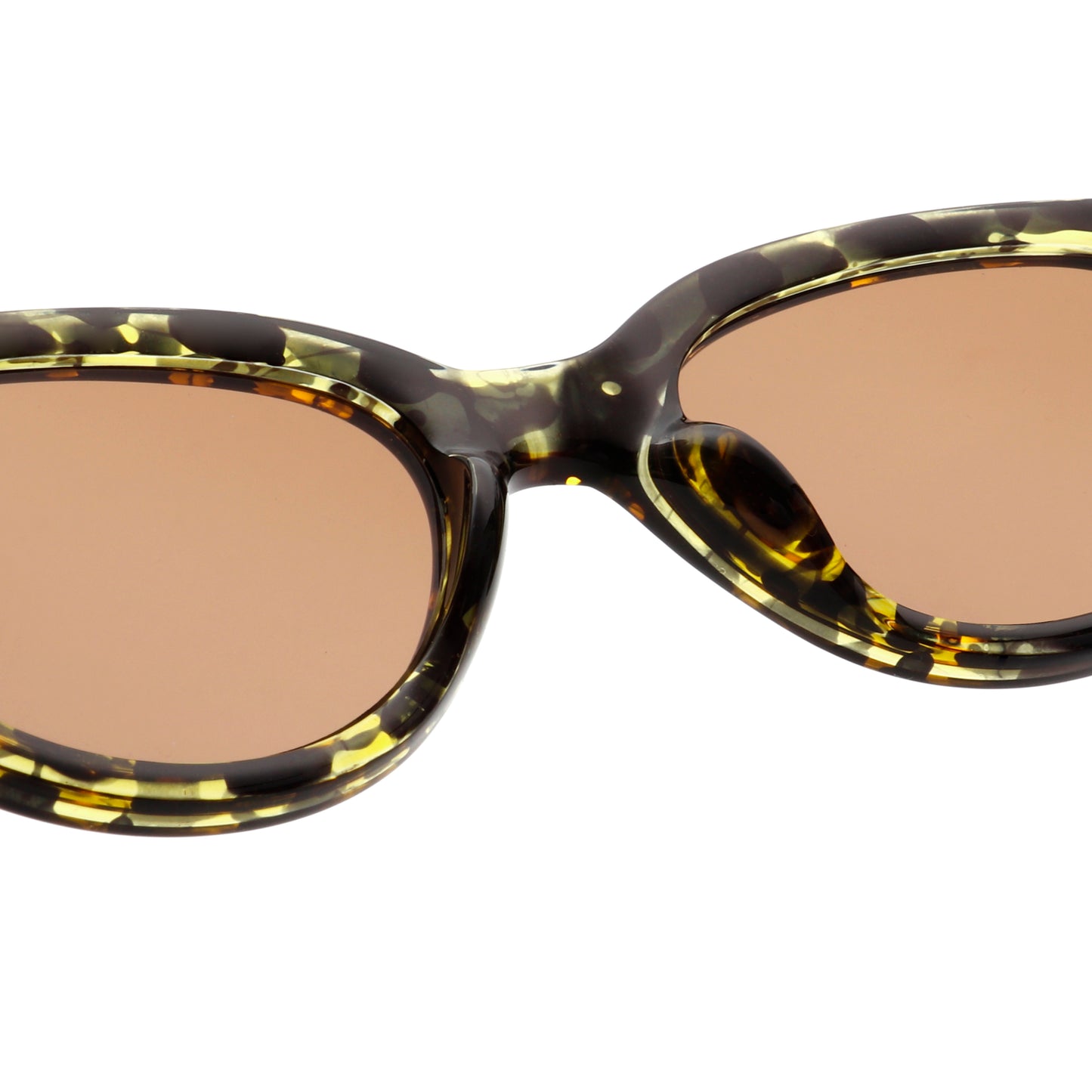 A.Kjaerbede Winnie Sunglasses in Black & Yellow Tortoise color