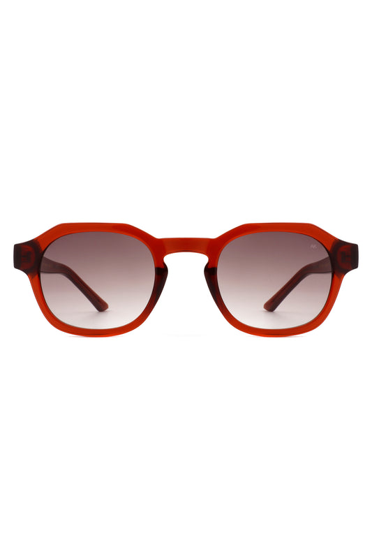 A.Kjaerbede Zan Sunglasses in Brown Transparent color